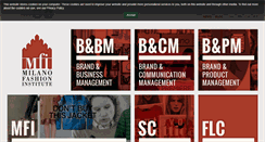 Desktop Screenshot of milanofashioninstitute.com
